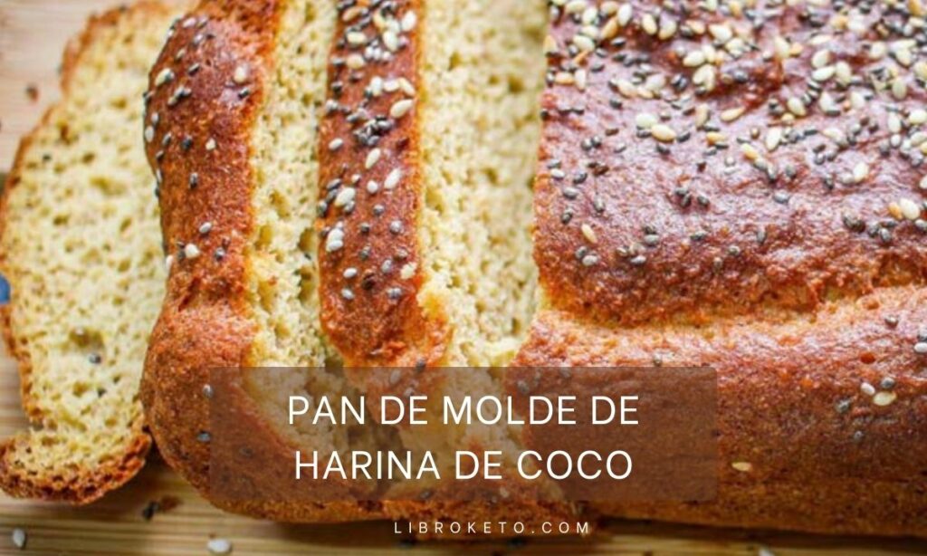 Pan de Molde de Harina de Coco