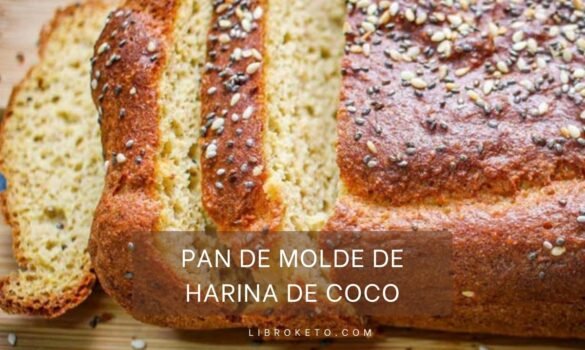 Pan de Molde de Harina de Coco