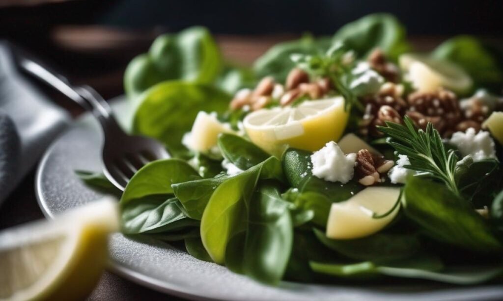 Ensalada de Rúcula con Parmesano y Vinagreta de Limón