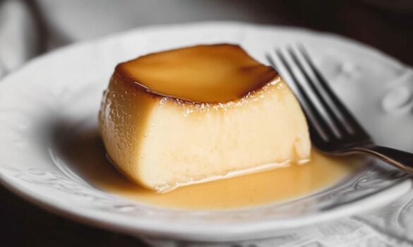 flan saludable, receta de flan sin azúcar, postre bajo en carbohidratos, flan keto, receta de flan saludable sin azúcar